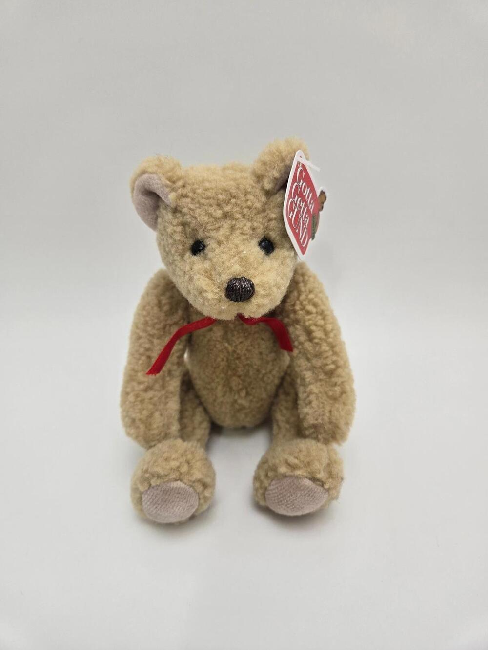 Gund Teddy Bear, New Condition with Tags. Vintage Plush (5 inch)
